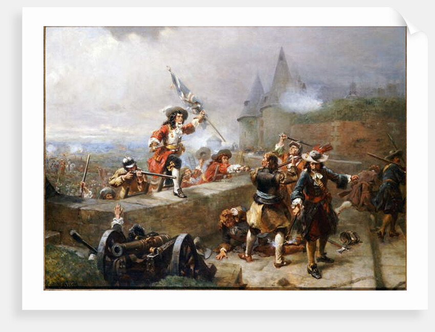 Storming the Battlements by Robert Alexander Hillingford