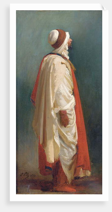 Study of an Arab standing by Isidore Pils