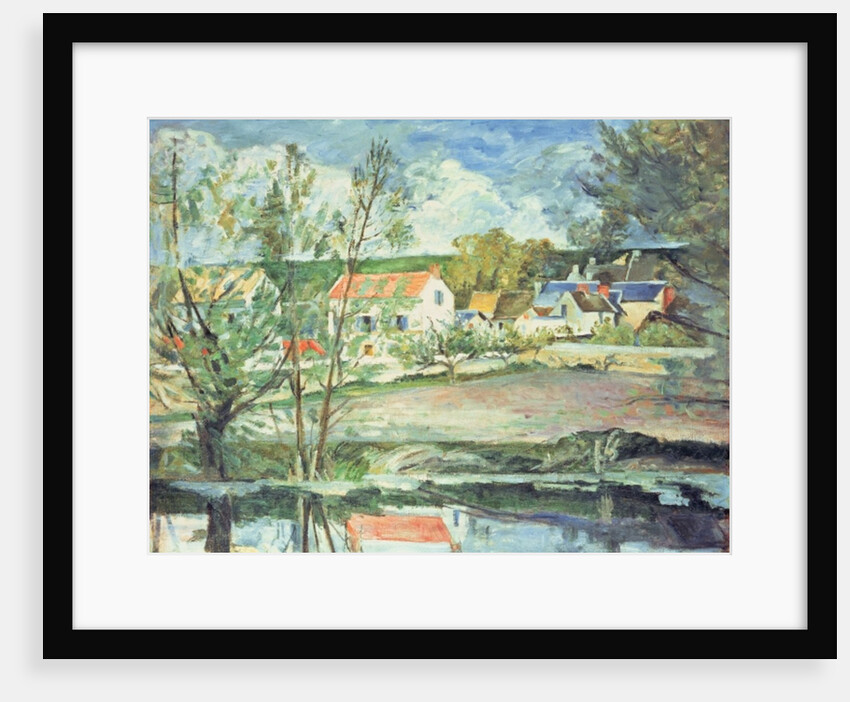 In the Oise Valley by Paul Cezanne