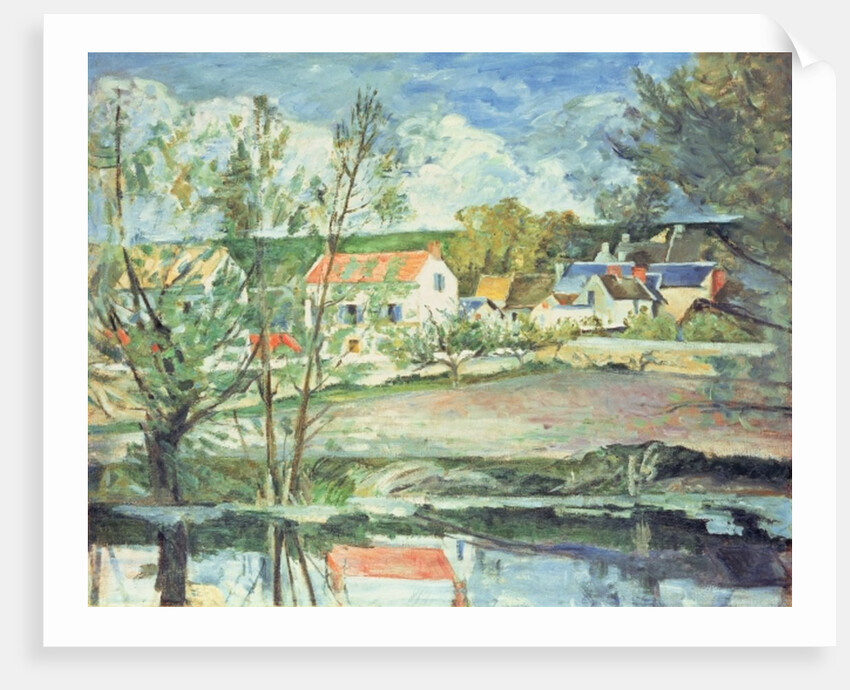 In the Oise Valley by Paul Cezanne
