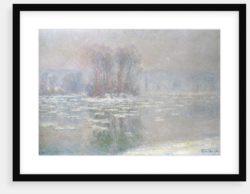 Ice at Bennecourt, 1898 by Claude Monet