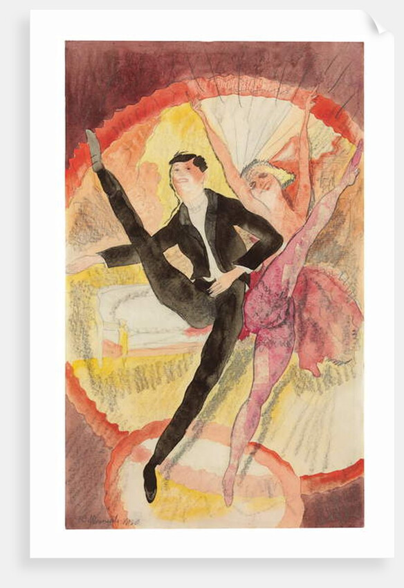 In Vaudeville: Two Dancers, 1920 by Charles Demuth