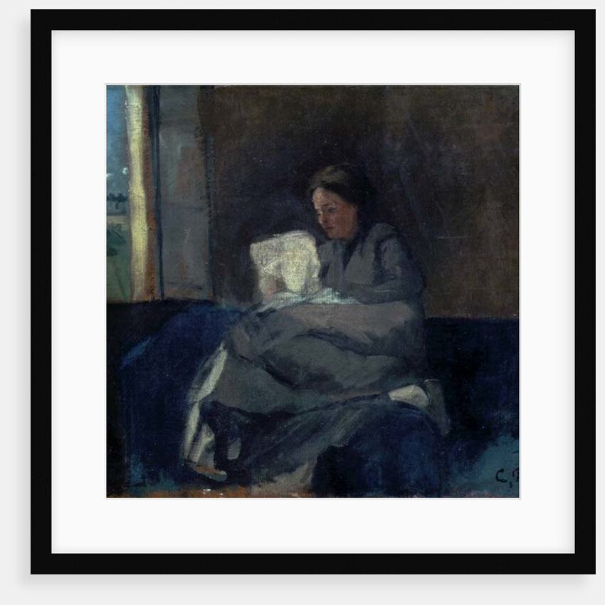 Woman Reading by Camille Pissarro