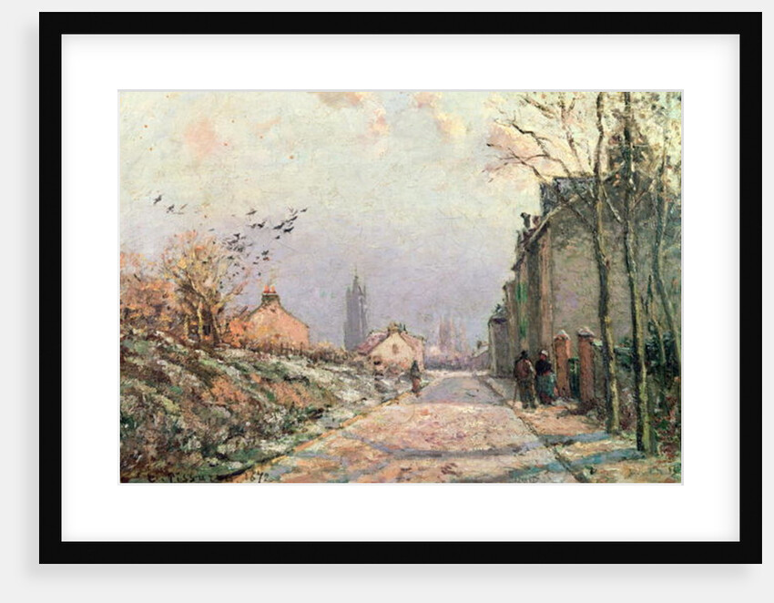 The Road, Effect of Winter, 1872 by Camille Pissarro