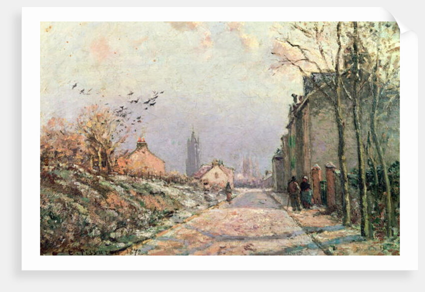 The Road, Effect of Winter, 1872 by Camille Pissarro