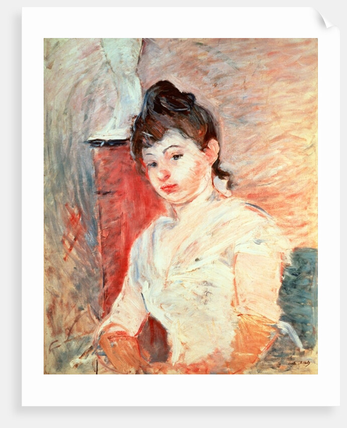 Young Girl in White by Berthe Morisot