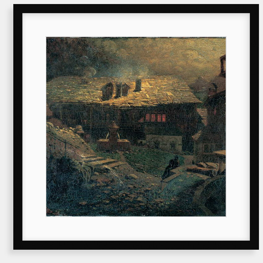 Nocturne Amongst the Tenements by Mario de Maria