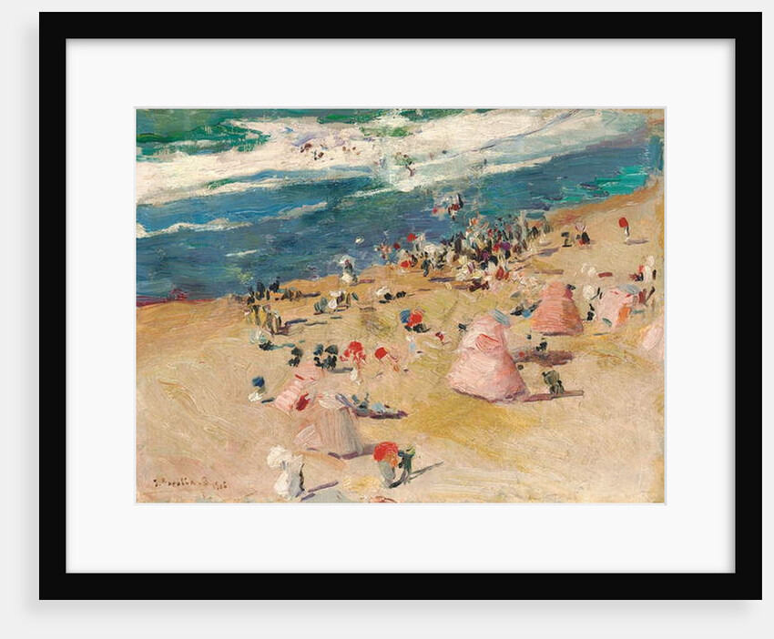Beach at Biarritz, 1906 by Joaquin Sorolla y Bastida