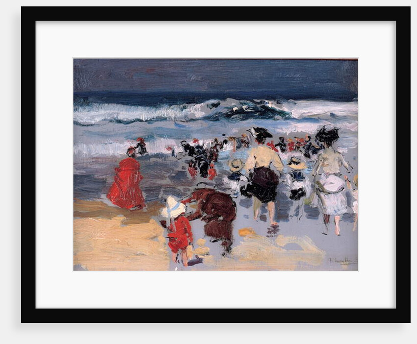 Beach at Biarritz, 1906 by Joaquin Sorolla y Bastida