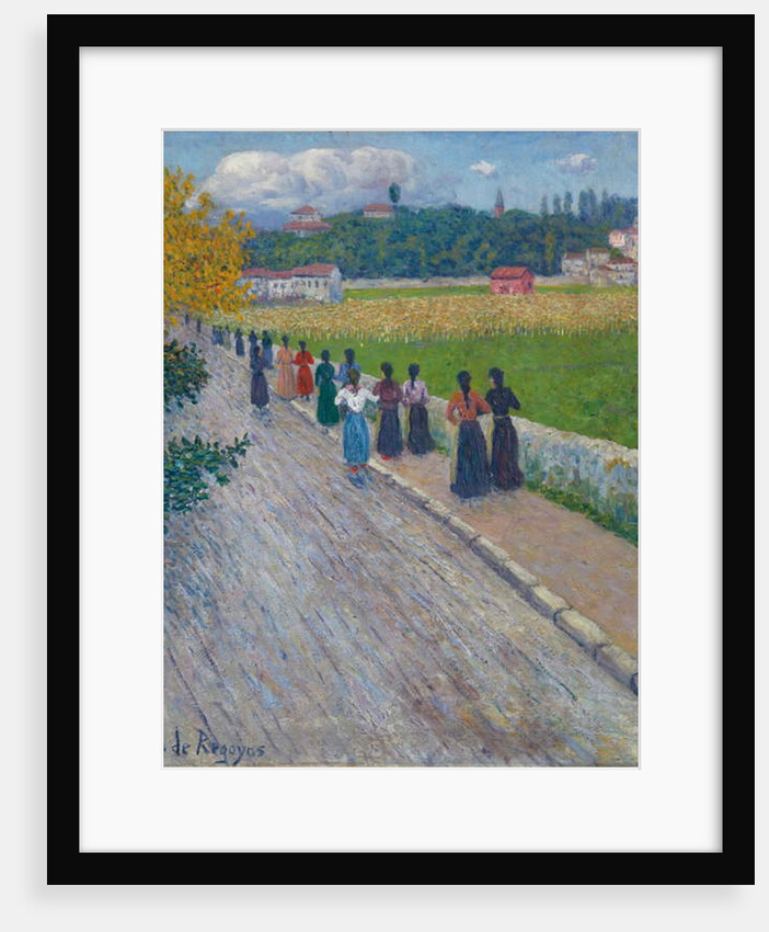 Leaving the Factory, 1902 by Diario or Dario de Regoyos y Valdes