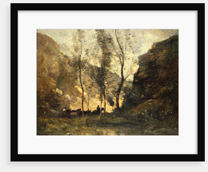 The Smugglers, c.1871-72 by Jean Baptiste Camille Corot