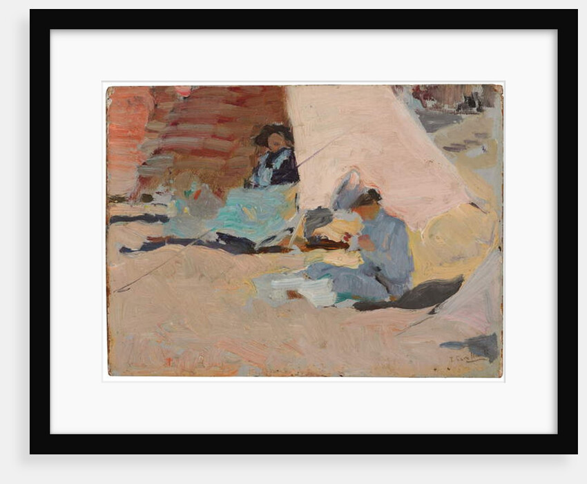 The Beach, Biarritz by Joaquin Sorolla y Bastida