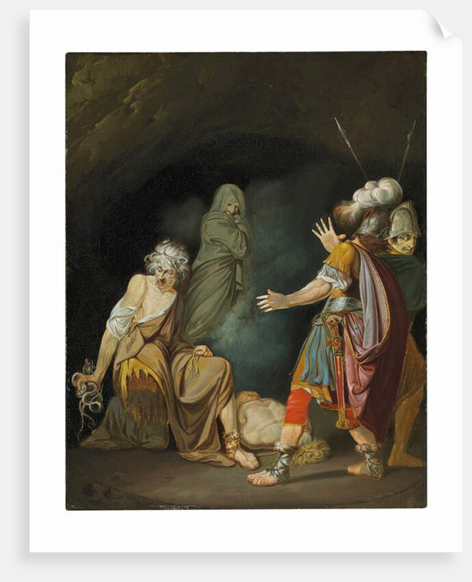 Sextus Pompeius consulting Erichtho before the Battle of Pharsalia by John Hamilton Mortimer