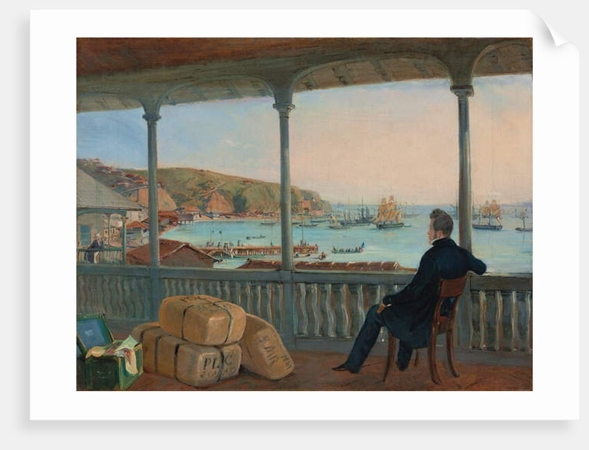 Valparaiso, 1841 by Johann Moritz Rugendas