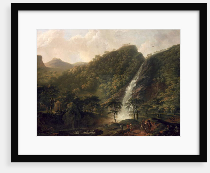 View of Powerscourt Waterfallon by George the Elder Barret