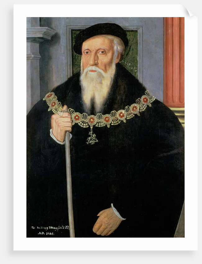 Portrait of Sir Anthony Wingfield, Knight of the Garter, 1541 by English School