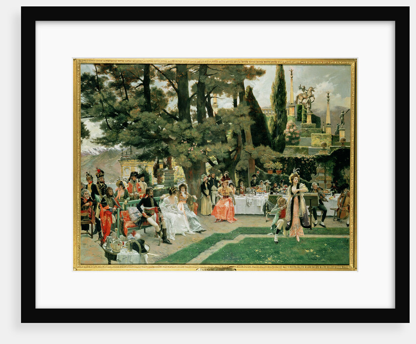 The Reception for Napoleon I on the Isola Bella in the 5th Year of his Reign by Francois Flameng