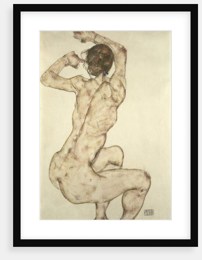 A Crouching Nude, 1915 by Egon Schiele