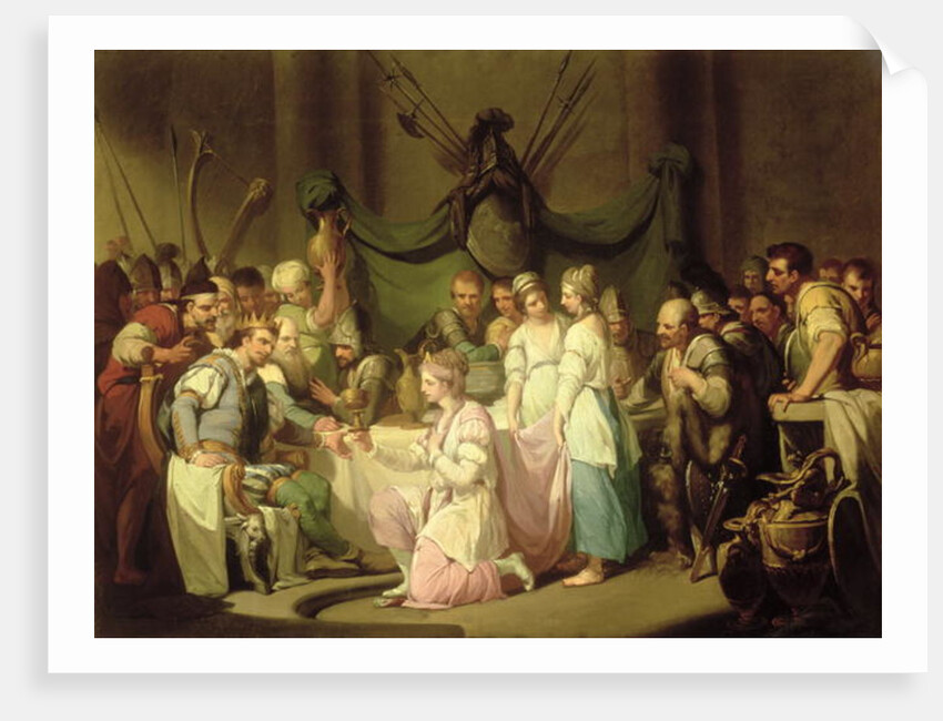 The Meeting of Vortigern and Rowena by John Hamilton Mortimer