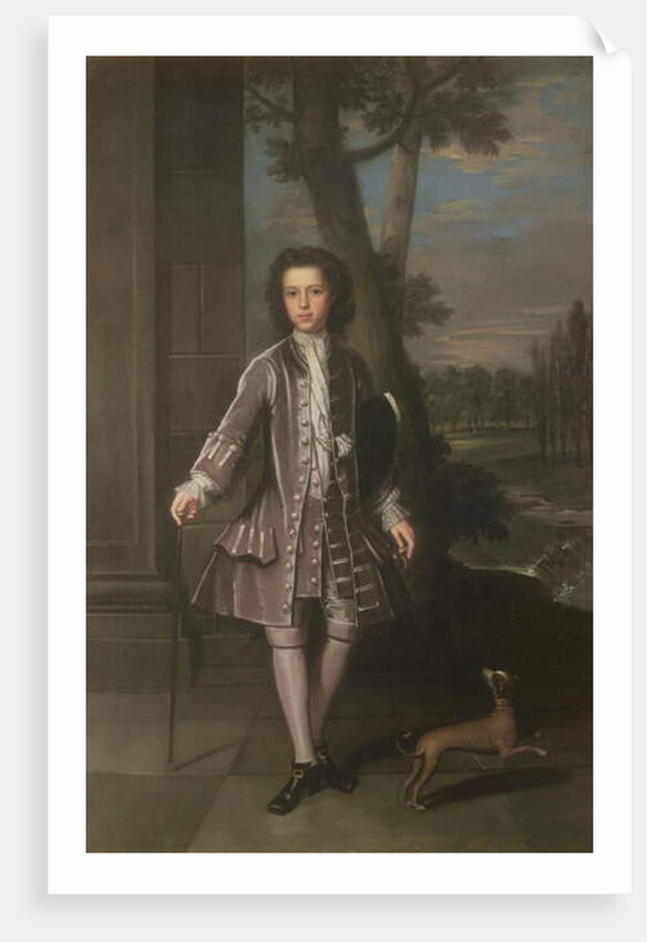 Full Length Portrait of William King, Aged 10, 1720 by Thomas Gibson