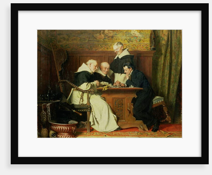 The Chess Players by Ture Nikolaus Cederstrom