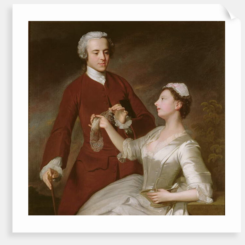 Portrait of Sir Edward and Lady Turner, 1740 by Allan Ramsay
