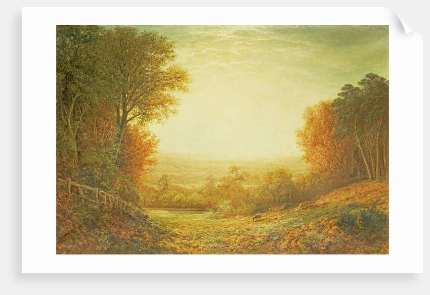 On Hampstead Heath in 1862 or When the Sun in Splendour Fades, 1862 by John MacWhirter