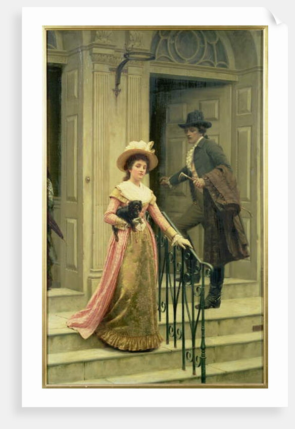 My Next-Door Neighbour, 1894 by Edmund Blair Leighton