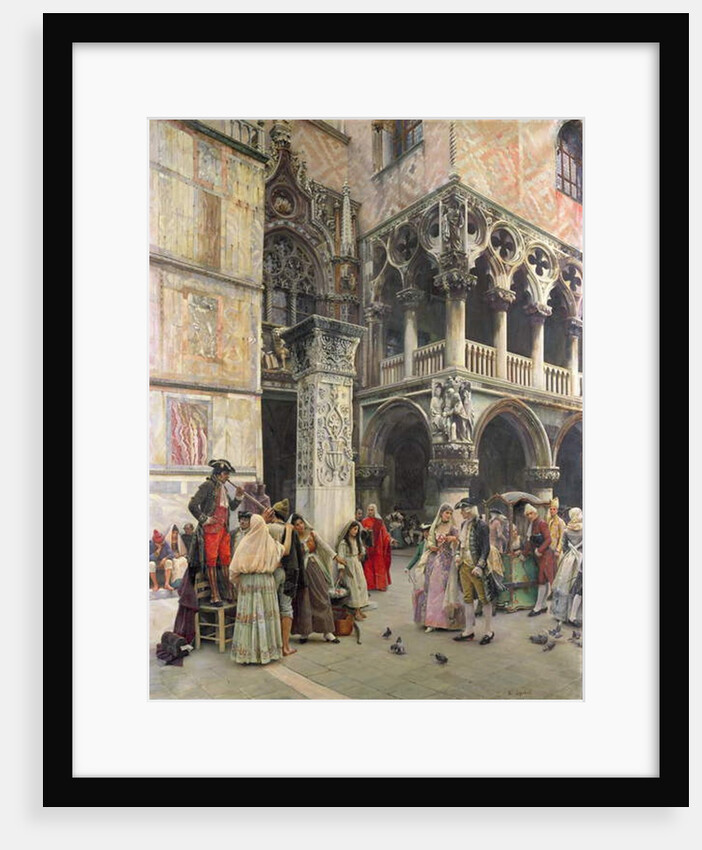 In the Piazzetta, Eighteenth Century, 1859-92 by William Logsdail