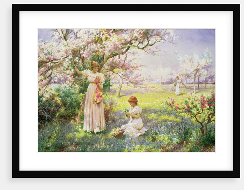 Spring: Picking Flowers, 1898 by Alfred Jr. Glendening