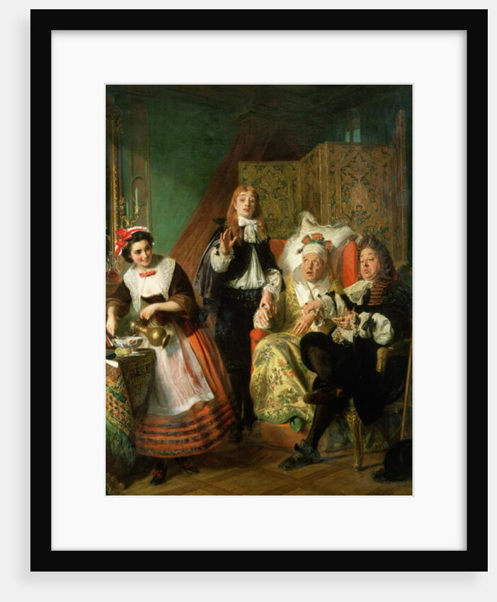Le Malade Imaginaire, 1861 by Abraham Solomon