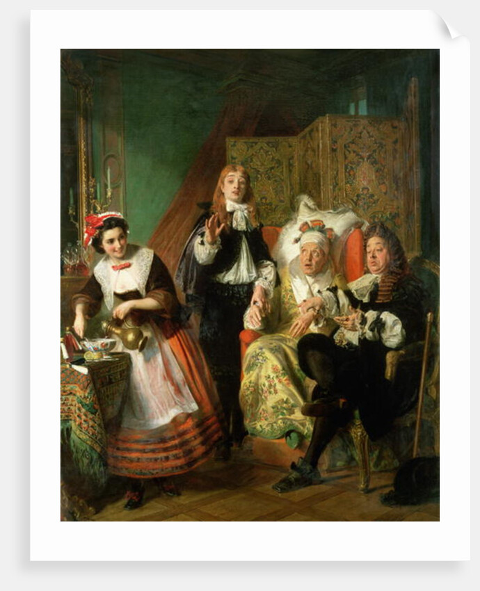 Le Malade Imaginaire, 1861 by Abraham Solomon