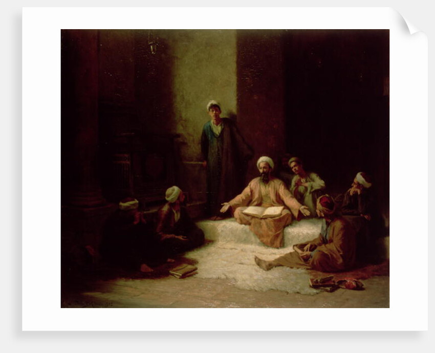 The Koran School, 1905 by Ludwig Deutsch