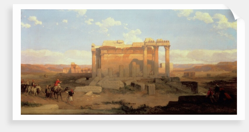 The Ruins of the Smaller Temple at Baalbeck by David Roberts