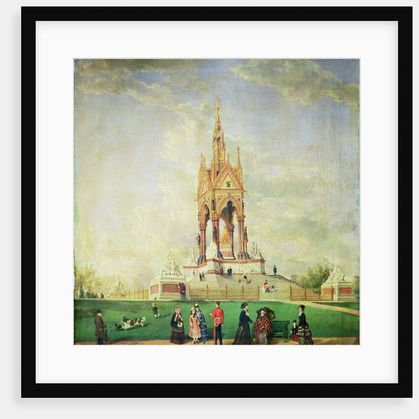 The Albert Memorial, in London, 1887 by Edwin Frederick Holt