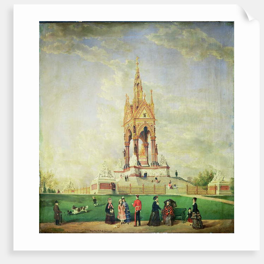 The Albert Memorial, in London, 1887 by Edwin Frederick Holt