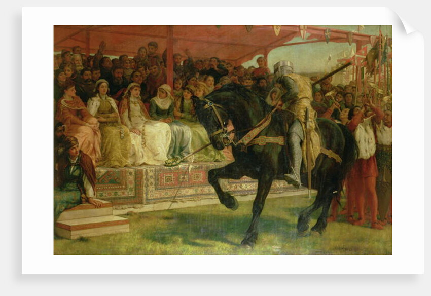 The Queen of the Tournament, 'Ivanhoe' by Frank William Warwick Topham