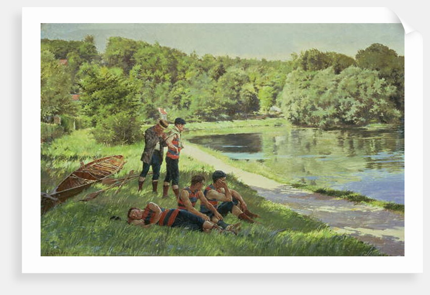 The Team Resting, 1900 by Ferdinand Joseph Gueldry