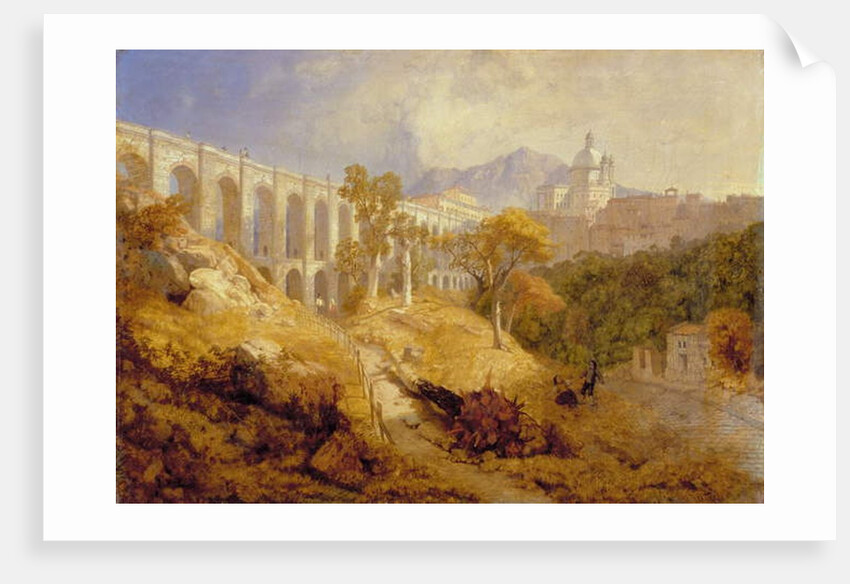 The Aqueduct at Arricia, Near Rome, 1866 by James Baker Pyne