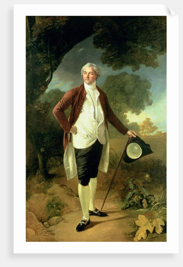 Portrait of David Garrick by Nathaniel Dance