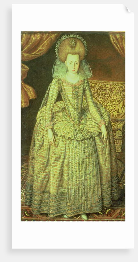 Portrait of Queen Elizabeth of Bohemia by Robert the Elder Peake