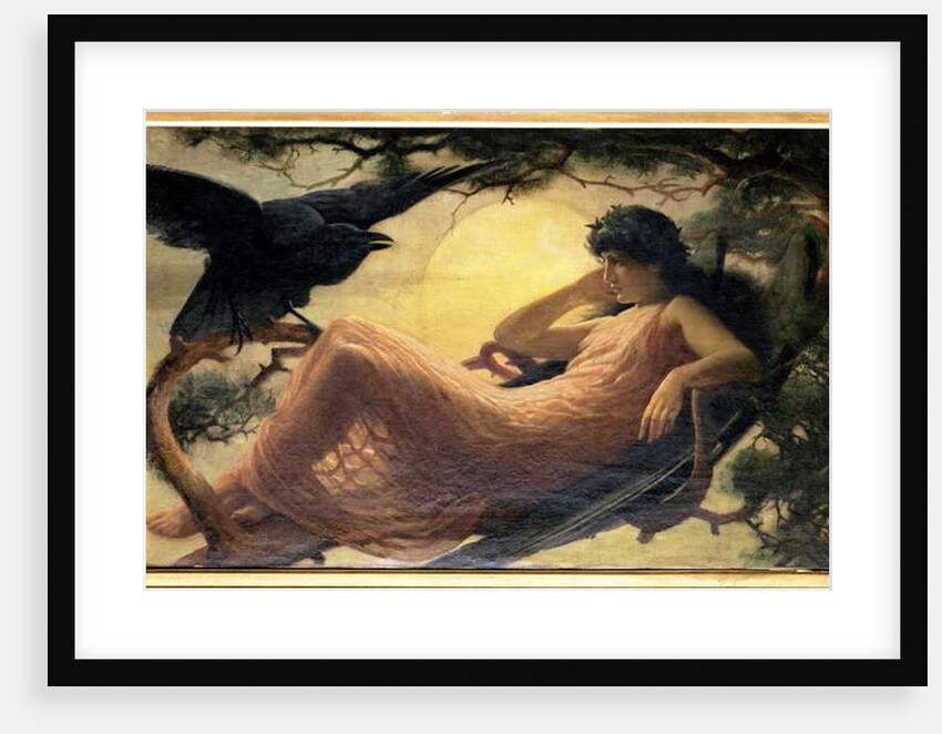 An the Night The Raven Sings, Bosom'd High in the Tufted Trees, Where Perhaps some Beauty Lies by John Scott