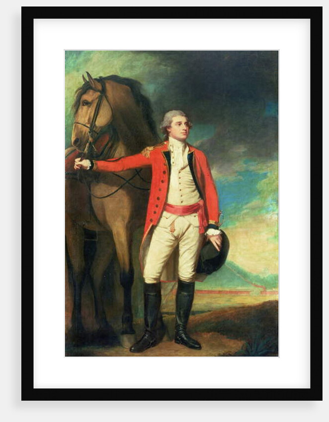 Portrait of Major-General James Hartley, In Captain's Uniform Of the Bombay Army by George Romney