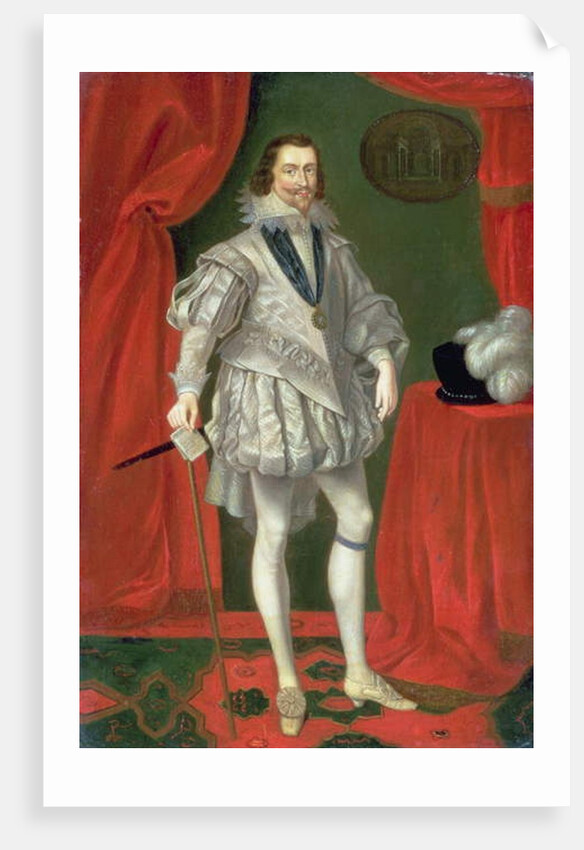 Portrait of George Villiers, 1st Duke of Buckingham by Daniel Mytens