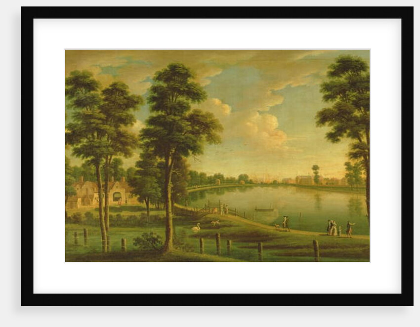 View of Chelsea Reservoir and Waterworks, with Westminster Abbey in the Distance, c.1725 by English School