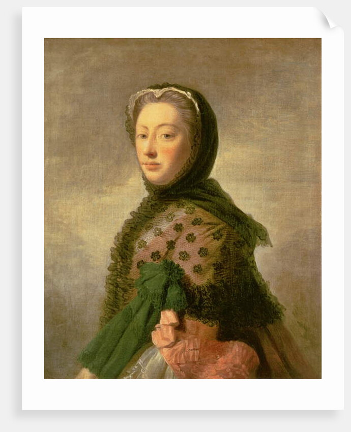 Portrait of Augusta of Saxe-Gotha, Princess of Wales by Allan Ramsay