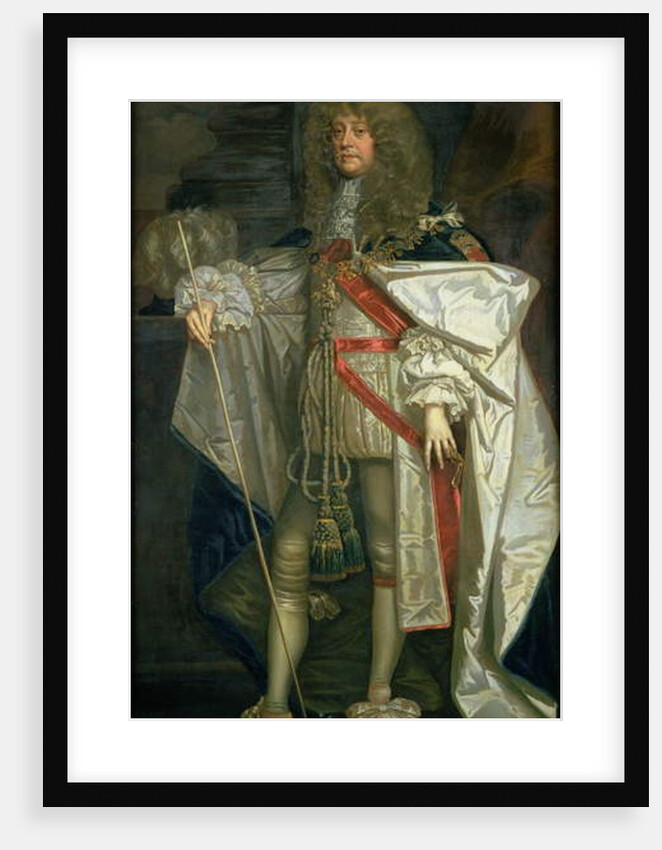 Portrait of Henry Jermyn Earl of St. Albans Wearing Garter Robes by Peter Lely