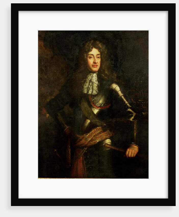 Portrait of King James II In Armour by Godfrey Kneller