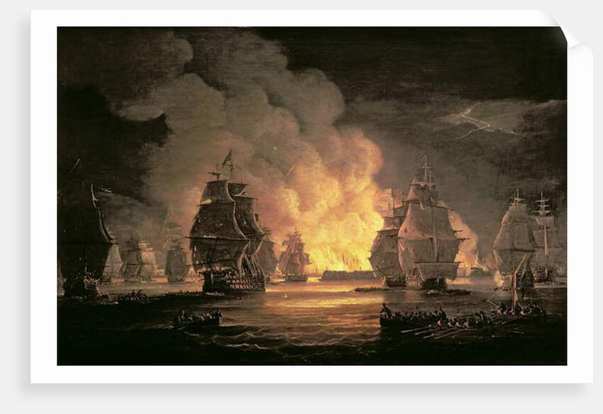 The Battle of Algiers, 27th August 1816, c.1825 by Thomas Luny