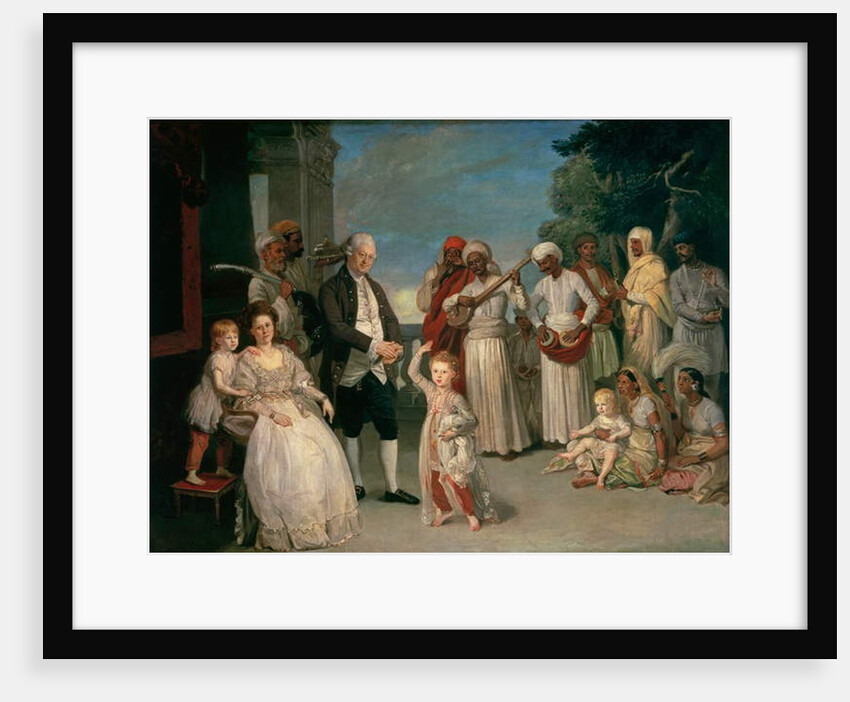 Sir Elijah and Lady Impey and Their Three Children by Johann Zoffany